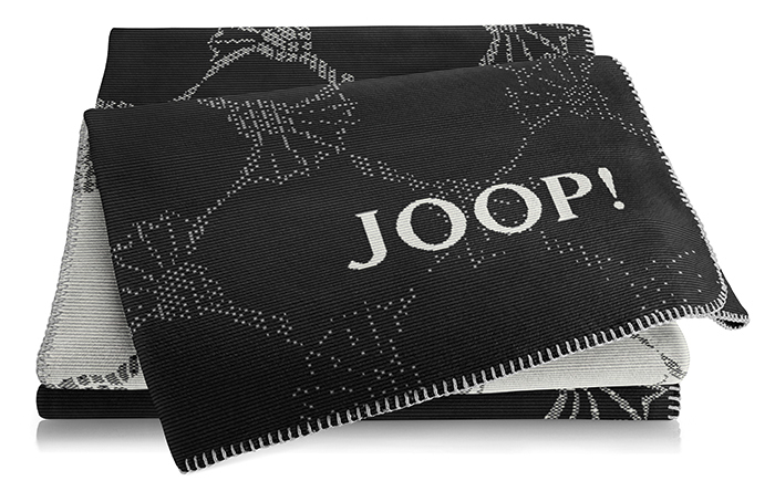 JOOP! Wohndecke Cornflower | Schwarz