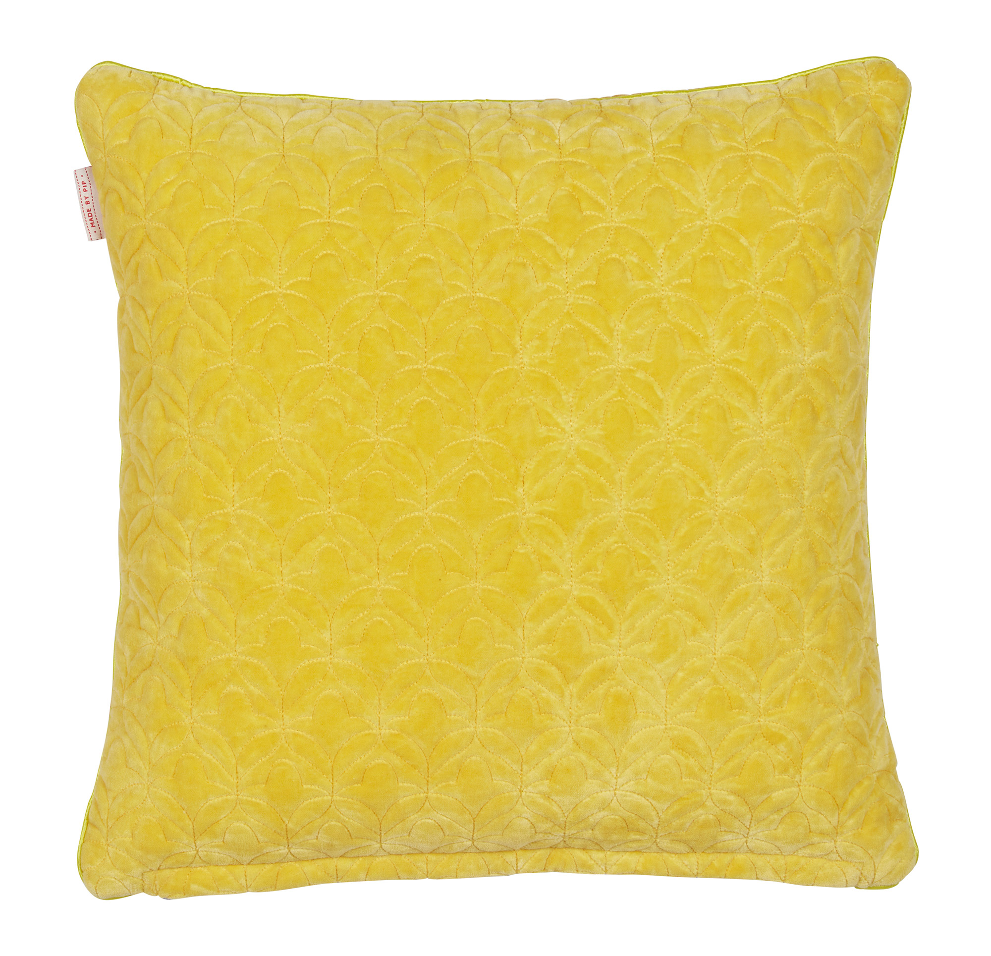 Pip Studio Zierkissen Quilty Dreams | Bright Yellow