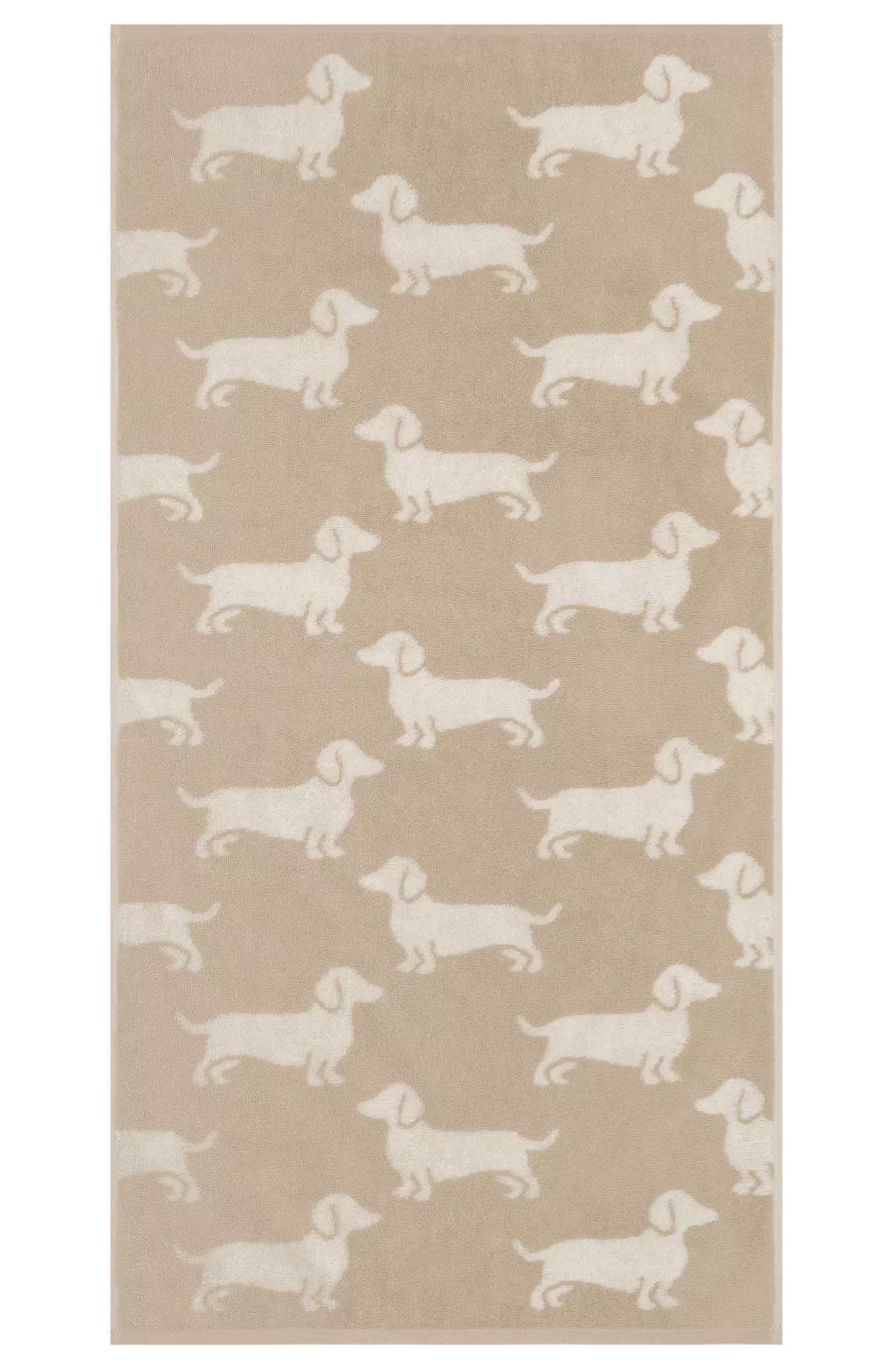 Cawö Handtuch We love Dogs 6246 | 33 natur/beige