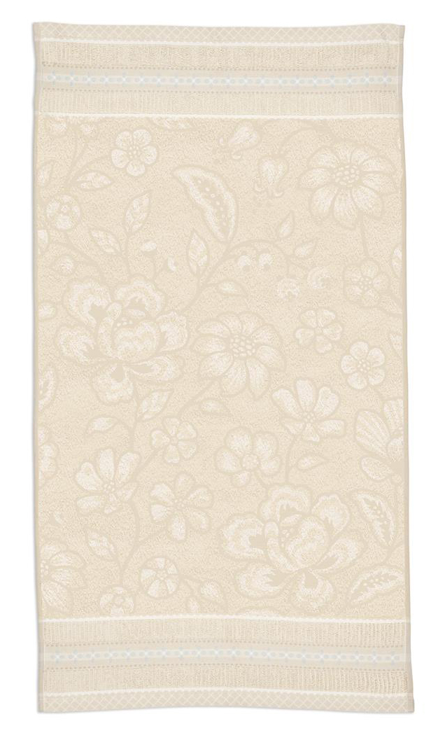 Pip Studio Handtuch Jasmin Jacquard | Sand