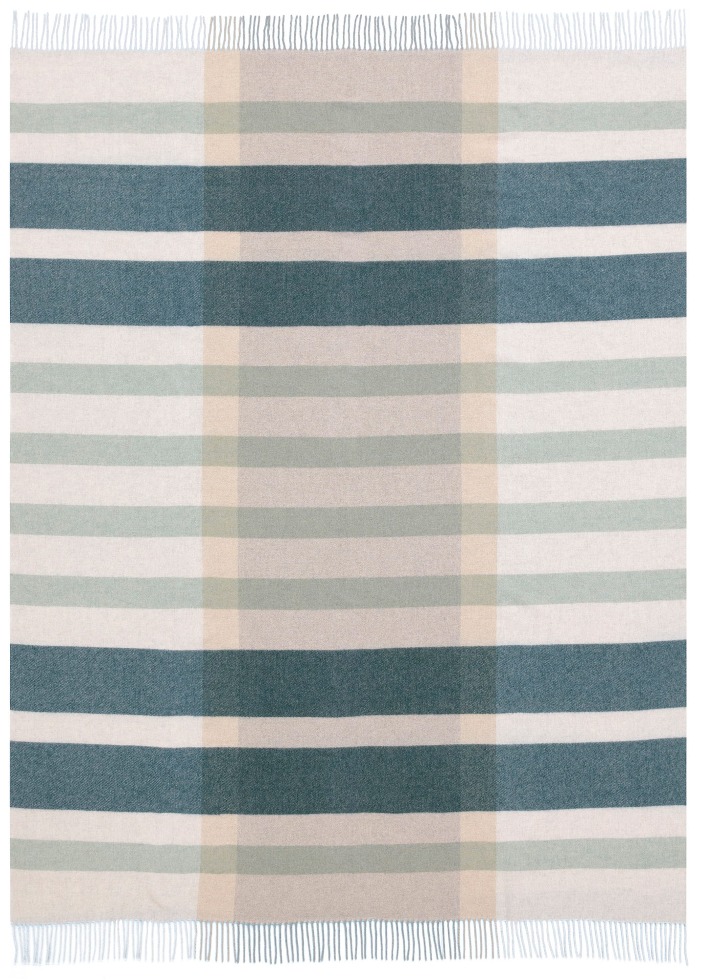 Biederlack Plaid Teal Charming