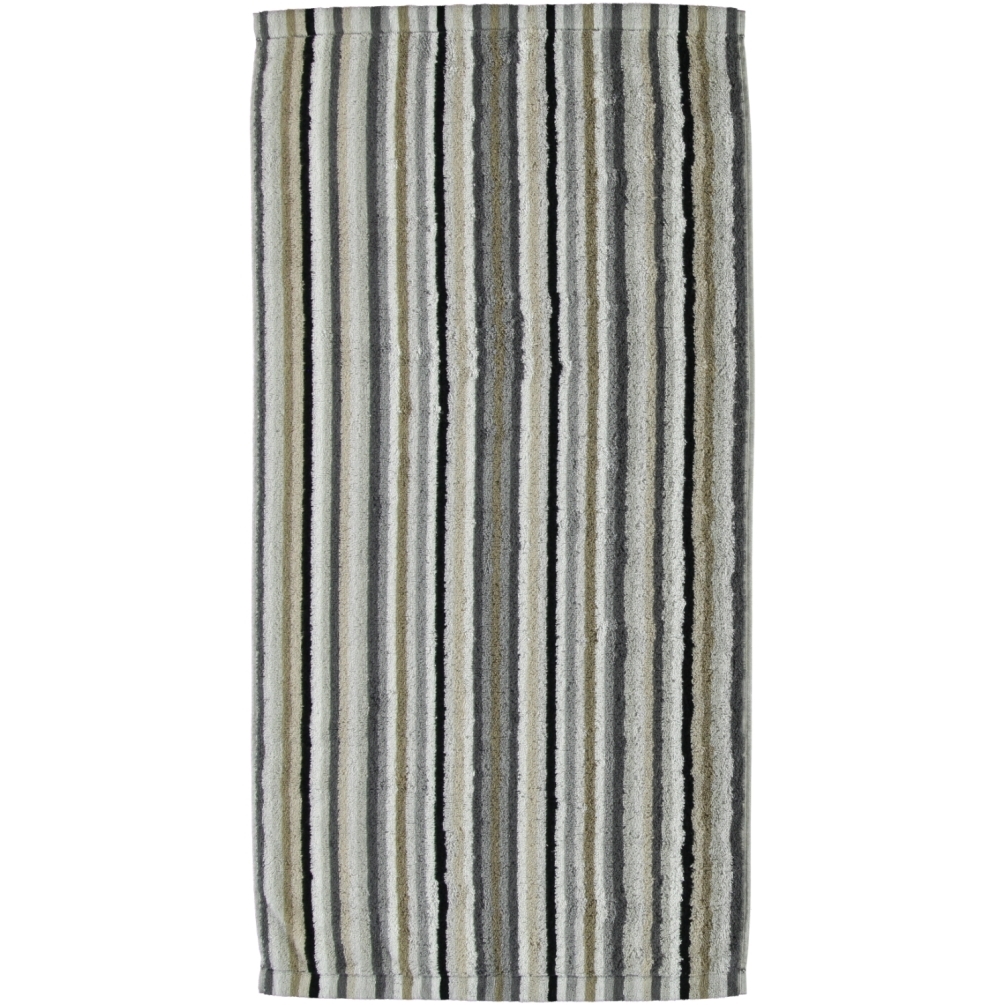 Cawö Handtuch Lifestyle Stripes 7048 | 37 Kiesel