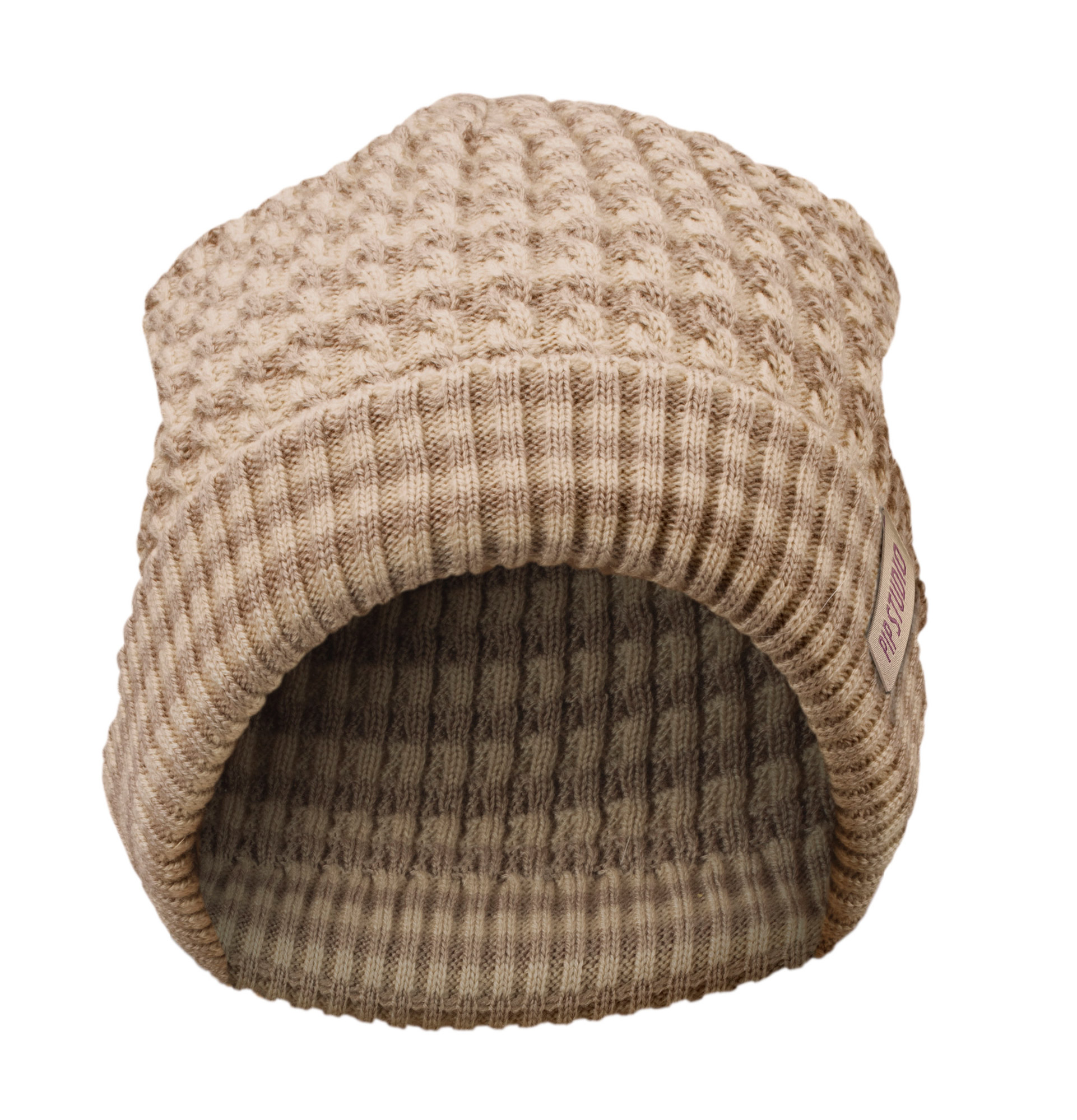 Pip Studio Beanie-Mütze Amanda Stripe | Sand